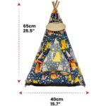 GOBYPET Yıkanabilir Kedi, Köpek Çadırı, Kedi Köpek Evi, Kolay Kurulabilir - Görsel 4