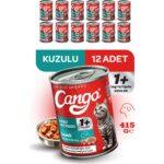 Cango Yetişkin Yaş Kedi Maması Kuzu Etli 415GR 12LI