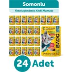 Bado Kısırlaştırılmış Yetişkin Yaş Kedi Maması Somonlu 85Gr 24'lü