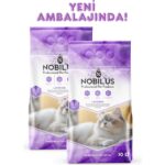 Nobilus Lavanta Kokulu 2'li Avantaj Paketi Koku Hapseden, Tozsuz,topaklanan Kedi Kumu 10 Lt x 2 Adet - Görsel 2