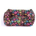 GOBYPET Desenli Kedi-Köpek Yatağı, Küçük Irk Köpek Yatağı, Yumuşak Kedi Yatağı, Köpek Yatağı Minder 45X50X22 cm - Görsel 3