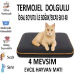 Optimal&Prime 4 Mevsim Termojel (60X40CM)  Kedi/ Köpek Matı, Sıcak Veya Soğuk Kullanılabilen Minder Yatak - Görsel 3