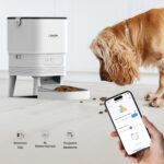 Xenon Smart Akıllı Otomatik Kedi Tuvaleti Paslanmaz Çelik Kaseli Mama Kabı Ultra Sessiz LED Işıklı Su Pınarı ve Filtre 4'lü Pet Seti - Görsel 5