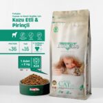 BonaCibo Adult Cat Kuzu ve Pirinçli  Kedi Maması,  2 Kg, Tüm Irklar Için, Doğal, Şeker Içermez - Görsel 2