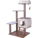 Pati Homes Pro Katlı Kedi Oyun Evi Xl Yataklı - Kedi Tırmalaması - Görsel 5