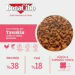 BonaCibo Kitten Tavuklu ve Balıklı Yavru Kedi Maması, 1,5 Kg, Tüm Irklar Için, Doğal, Şeker Içermez - Görsel 4