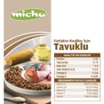 Micho Adult Cat Tavuklu Yetişkin Kedi Maması 1,5 kg x 10 Adet, Tüm Irklar Için, Doğal, Şeker Içermez - Görsel 5