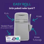 Litter Genie Yeni Nesil Ultra Koku Önleyici Kedi Kumu Çöp Kovası, Hediye Yedek Poşet - Görsel 2