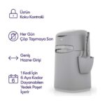 Litter Genie Yeni Nesil Ultra Koku Önleyici Kedi Kumu Çöp Kovası, Hediye Yedek Poşet - Görsel 4