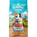 Happy Farm Yetişkin Kedi Maması Tavuk Etli 15 kg