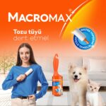 Macromax Tüy Toplayıcı Rulo 56 Yaprak, Ekstra Yapışkanlı Kedi Köpek Tüyü Toz Toplama Rulosu - Görsel 2