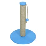 Petody Ocean –  Doğal Ahşap 50 cm Renkli Kapaklı Jüt Kedi Tırmalama Direği - Görsel 2