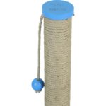 Petody Ocean –  Doğal Ahşap 50 cm Renkli Kapaklı Jüt Kedi Tırmalama Direği - Görsel 4