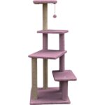 Nursoft Katlı Büyük Boy Kedi Tırmalama Tahtası Jüt Ipli Welsoft Kumaşlı Oyun Alanı - Görsel 3