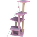 Nursoft Katlı Büyük Boy Kedi Tırmalama Tahtası Jüt Ipli Welsoft Kumaşlı Oyun Alanı - Görsel 5