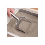 Soft Paslanmaz Çelik Kedi Kumu Küreği - Dayanıklı, Hijyenik ve Kolay Temizlik - Görsel 2