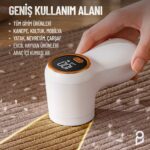 Enkado Şarjlı Tüy Tiftik Temizleyici Dijital Ekranlı Tüy Alma Makinesi 3 Kademeli Kazak Tiftik Toplayıcı - Görsel 3