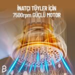 Enkado Şarjlı Tüy Tiftik Temizleyici Dijital Ekranlı Tüy Alma Makinesi 3 Kademeli Kazak Tiftik Toplayıcı - Görsel 5