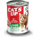 Cat's Up Cats Up Yaş Yetişkin Kedi Maması Ciğerli 415GR 24LÜ - Görsel 2