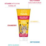 Petiola Tüy Dökülme Engelleyici, Tüy Yumağı ve Kusma Önleyici Multivitamin Kedi Malt Macun 100 gr - Görsel 3