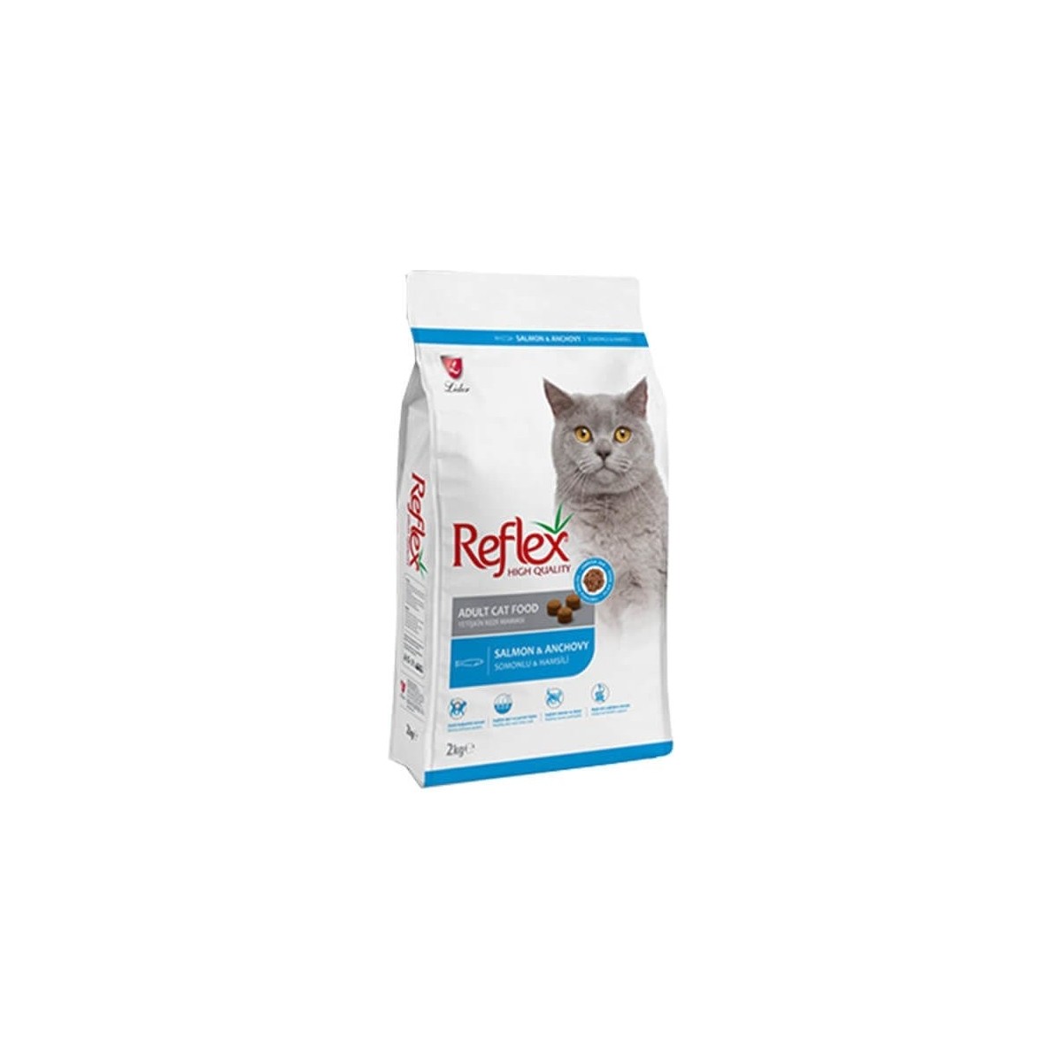 110001173110815.jpg Reflex Adult Somon ve Hamsili Yetişkin Kedi Maması 2 Kg - Görsel 1