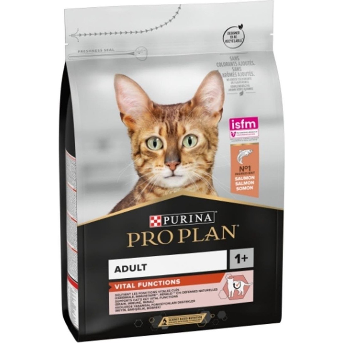 110001173354555.jpg Pro Plan Somonlu Yetişkin Kedi Maması - 3 Kg - Görsel 1