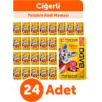 Bado Yetişkin Yaş Kedi Maması Ciğerli 85GR 24'lü