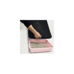 Indiehunterz Buffer® Kedi Tuvalet Önü Kum Toplayıcı Temizleyici Elekli Gri Paspas - Görsel 4