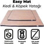 Jungolica Pet Products Easymat, Çift Taraflı Kullanılabilen, Çıkarılabilir Kılıflı, Yıkanabilir, Kedi ve Köpek Matı - Görsel 2
