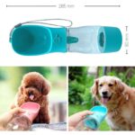 Gold Bazaar Taşınabilir Mama Hazneli Evcil Hayvan Suluğu Seyahat Kabı Kilitlenebilen Su Sızdırmaz 380ML (4764) - Görsel 4