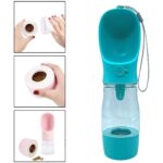 Gold Bazaar Taşınabilir Mama Hazneli Evcil Hayvan Suluğu Seyahat Kabı Kilitlenebilen Su Sızdırmaz 380ML (4764) - Görsel 5