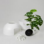 Dekorapet Dekoratif Kedi Tuvaleti/Evi Beyaz - Görsel 3