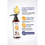 LeChaton Pet Care Fish Oil - Kedi ve Köpek Için Balık Yağı 200ML Omega 3 ve 6 Takviyesi Tüy ve Cilt Sağlığı Destekleyici - Görsel 2