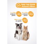LeChaton Pet Care Fish Oil - Kedi ve Köpek Için Balık Yağı 200ML Omega 3 ve 6 Takviyesi Tüy ve Cilt Sağlığı Destekleyici - Görsel 3