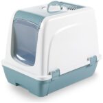 Milo Orta Boy Çekmeceli Kapalı Kedi Tuvaleti Kürek Hediyeli 47 x 39,5 x 55cm - Görsel 2