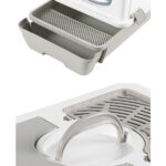 Milo Orta Boy Çekmeceli Kapalı Kedi Tuvaleti Kürek Hediyeli 47 x 39,5 x 55cm - Görsel 5