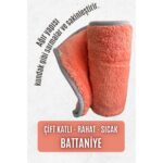 Pawdaz Kedi ve Köpek Battaniyesi - Çift Katlı, Yıkanabilir M (Şeftali) - Görsel 2