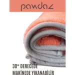 Pawdaz Kedi ve Köpek Battaniyesi - Çift Katlı, Yıkanabilir M (Şeftali) - Görsel 4