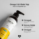 Docho Kedi Ve Köpekler Için Omega 3 Ve 6 Içerikli Balık Yağı 200 Ml - Görsel 3
