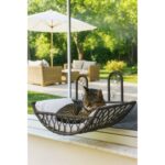 Tasaryum Store Kedi Köpek Dekoratif Cam Yatağı Vantuzlu Hamak