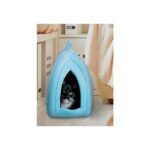 Be Active Pet Hut Polar Kedi ve Köpek Yatağı Siyah Renk Pet Hut Polar Kedi ve Köpek Yatağı Mavi