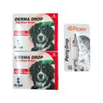 Gezeroğlu Petshop Dr.sed 21-40 kg Köpekler Için 2 Kutu Damla + Perry 21-40KG Köpekler Için Ense Bit Pire Bakım Yağı