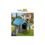 AKAN MARKETİNG Plastik Kedi ve Köpek Kulübesi  Kapılı 85X71X66 cm - Görsel 3
