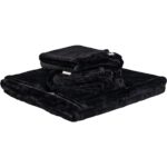 Zengezur Pet Comfort Lodix Mira Siyah Köpek Battaniyesi L 100X150CM - Görsel 4