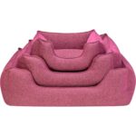 Zengezur Pet Comfort Alpha Mirandus Fuşya Köpek Yatağı L 85X105CM - Görsel 4