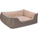 Zengezur Pet Comfort Echo Varro Kahve-Bej Köpek Yatağı L 85X105CM - Görsel 2