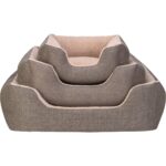 Zengezur Pet Comfort Echo Varro Kahve-Bej Köpek Yatağı L 85X105CM - Görsel 4