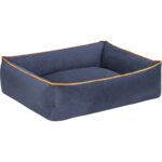 Zengezur Pet Comfort Golf  Kedi ve Köpek Yatağı Parliament Mavi W Hardal Biye S 75X60CM - Görsel 2