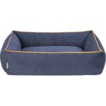 Zengezur Pet Comfort Golf  Kedi ve Köpek Yatağı Parliament Mavi W Hardal Biye S 75X60CM - Görsel 3