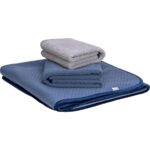 Zengezur Pet Comfort Lodix Mirinda Mavi Köpek Battaniyesi M 70X100CM - Görsel 4